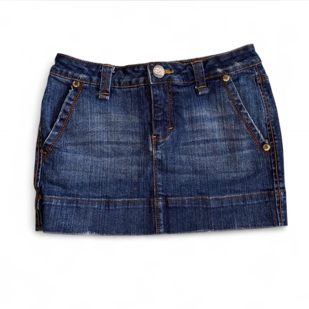Decree Blue Denim Skirt
